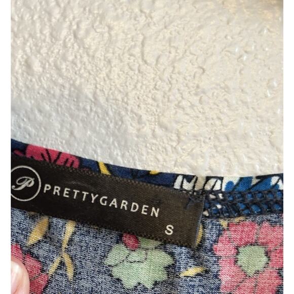 Y2K boho Maxi wrap Dress Floral indie festival Prairie Fairy Cottagecore s - Picture 7 of 16